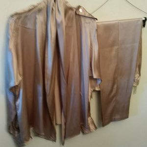 Vintage OMANTI 2pc pure silk size8